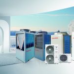 Air Source Heat Pump Heating System For Warming Up In Winter